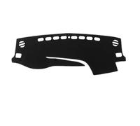Yurefax Tablero Negro Dashmat Panel de Tablero embellecedor Cubierta Solar Mat Pad, for Toyota, for Highlander 2014 2015 2016 2017 2018 Alfombrilla para salpicadero de Coche