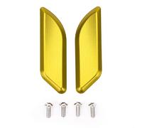 Yurefax Tapa del Orificio del Espejo del Parabrisas de la Motocicleta Tapa del eliminador accionado Código Accesorios Panigale 959 1299 2015-2017 Parabrisas de Motocicleta(Gold)