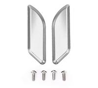 Yurefax Tapa del Orificio del Espejo del Parabrisas de la Motocicleta Tapa del eliminador accionado Código Accesorios Panigale 959 1299 2015-2017 Parabrisas de Motocicleta(Silver)