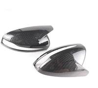 Yurefax Tapas de repuesto for espejo retrovisor lateral negro carbono, carcasa LHD, for, for, C GLC SE clase W205 X253 W222 W213 W238 Cubierta de espejo(BLACK Carbon pattern-2)