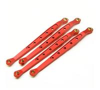 Yurefax Varilla de Enlace de Cambio de suspensión Superior e Inferior de aleación de Aluminio, varillaje 1/10 RC Crawler, for Axial, for Wraith 90018 Enlace del Brazo de suspensión(Lower Red)