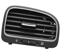 Yurefax Ventilación de CA, Panel frontal, consola, rejilla tablero, salida aire acondicionado, para Vw, para Golf 6 Mk6 5K0819728 5K0819703 5K0819704 Cubierta de ventilación del tablero(BLACK Right)