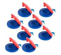 Yurhuit 8PCS CastañUelas de Dedo de Madera para NiñOs FáCil de Sostener Instrumentos Musicales FáCiles de Tocar para NiñOs Favores de Fiesta Juguetes Musicales