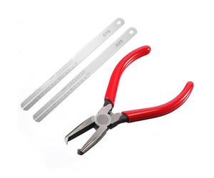 Yurhuit Alicates para Traste de Guitarra Extractor de Cables Herramientas Luthier Pinzas para Trastes Herramienta Pinzas para Trastes Extractor para Instrumentos de Cuerda Herramienta B