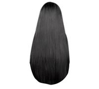 Yurhuit Peluca Larga Ondulada de Agua con Flequillo Peluca Sedosa de Cosplay Colorida para Mujeres Fiesta Diaria Pelo SintéTico Resistente Al -C