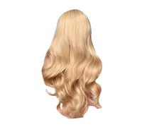 Yurhuit Peluca Larga Ondulada de Agua con Flequillo Peluca Sedosa de Cosplay Colorida para Mujeres Fiesta Diaria Pelo SintéTico Resistente Al -B