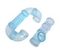 Yurhuit Tubos de HáMster, Juego de Tubos Externos de, Jaula de HáMster, Juguetes para Expandir el Espacio, Bricolaje, ConexióN Creativa, TúNel Azul
