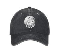 Yuri Gagarin CCCP Design Sun Baseball Cap Moda Hombres Mujeres Lavado Hip Hop Sombreros A Prueba Solar Estampado KPOP Rock Gorras De Béisbol