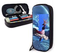 Yuri On Ice - Estuche de piel para lápices, personalizable, bolsa de lápices, bolsa de papelería, multifuncional caja de papelería para niños y niñas