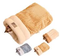 YURNB Cat Winter Sleeping Bag, Bache de Dormir de Gato, Saco de Dormir for Gatos de Interior, Cueva Suave y Acogedora para Cama para Gatos, Bolsa Envolvente para Gatos para Climas Fríos