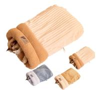 YURNB Cat Winter Sleeping Bag, Bache de Dormir de Gato, Saco de Dormir for Gatos de Interior, Cueva Suave y Acogedora para Cama para Gatos, Bolsa Envolvente para Gatos para Climas Fríos