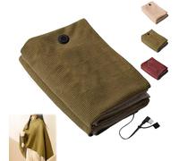 YURNB Manta Térmica Portátil, Chal Manta Calefactable USB para Mujer, Poncho Térmico Suave con Cremallera, Control de Temperatura de 3 Velocidades, para Casa de Invierno