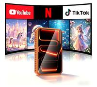 Yurnlv Adaptador inalámbrico CarPlay Android Auto, Ai Magic Box con puerto HDMI y USB, reproducción de unidad flash USB y duplicación de pantalla, adaptador de video Plug and Play para vehículos