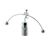 Yuroit Gran Ornamento de Equilibrio de Gente Pequeña de Hierro de Una Pierna Decoración de Hierro de Oficina