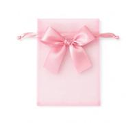 Yurosiay 30 bolsas de organza multicolor con lazos de satén, bolsas de organza con cordón, bolsas de regalo de organza, para joyas, bodas, color rosa, 9 x 12 cm