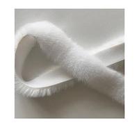 Yurosiay 5 unidades de 1 m × 3 cm Cenefa de piel sintética hecha a mano, suave y esponjosa, ribete de felpa para coser, ribete de pelo artificial para disfraces, manualidades, con capucha, color