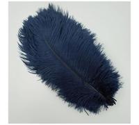 Yurosiay Plumas de avestruz naturales, plumas de ramo de flores, 15-20 cm, hechas a mano, accesorios para disfraz, comedor, boda, fiesta, festival, sombrero, decoración, gris, 10 unidades