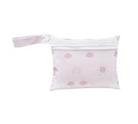 Yurosiay Wetbag Bolsa de Pañales Pequeña Bolsa de Pañales Bebé Reutilizable Lindo Patrón Viaje Portátil Pañal Bolsas de Viaje con Bolsillo Impermeable Lavable Bebé Organizador Bolsa #24