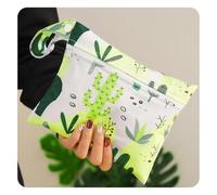 Yurosiay Wetbag Bolsa de Pañales Pequeña Bolsa de Pañales Bebé Reutilizable Lindo Patrón Viaje Portátil Pañal Bolsas de Viaje con Bolsillo Impermeable Lavable Bebé Organizador Bolsa #2