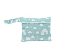 Yurosiay Wetbag Bolsa de Pañales Pequeña Bolsa de Pañales Bebé Reutilizable Lindo Patrón Viaje Portátil Pañal Bolsas de Viaje con Bolsillo Impermeable Lavable Bebé Organizador Bolsa #30