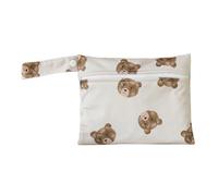 Yurosiay Wetbag Bolsa de Pañales Pequeña Bolsa de Pañales Bebé Reutilizable Lindo Patrón Viaje Portátil Pañal Bolsas de Viaje con Bolsillo Impermeable Lavable Bebé Organizador Bolsa #8