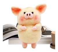 Yurosuis Animal De Escritorio Hecho A Mano - Muñecos De Fieltro Pequeños para Mesa,Muñecos De Compañía Emocional para Niños Niñas Y Adolescentes