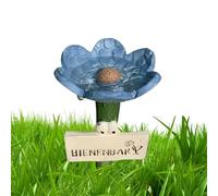 Yurosuis Bebedero de abejas para jardín | Bebedero en forma de flor - baño de abejas al aire libre | para colmenas bebedero para pájaros abejorros mariposas