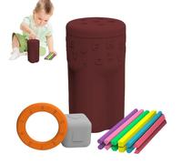 Yurosuis Juguetes Sensoriales Infantiles,Rellenos Interactivos para Bolsas - Juego de Mesa para Ordenar Colores con Palitos de Silicona,para Niños Pequeños en Casa Viajes Exterior Escuela y Jardín de