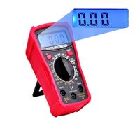 Yurosuis Multímetro Probador,Multímetros con Pantalla LCD - Probador de Resistencia de Aislamiento,Para Voltaje Corriente Resistencia Amperaje y Diodo Continuidad Capacitancia Temperatura