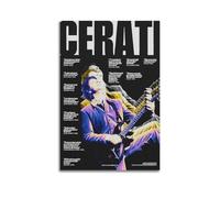 YURQWHRB GUSTAVO CERATI - Póster decorativo para pared, lienzo estético, vintage, pintura decorativa para habitaciones, 40 x 60 cm, estilo sin marco