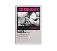 YURQWHRB Póster de Saviors by Green Day para pared, lienzo estético, cubierta estética, póster vintage, pintura decorativa para habitaciones, 30 x 45 cm, estilo sin marco