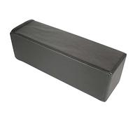 YURRO Cojín de sofá personalizable para leer y relajarse, cojín de espuma viscoelástica, relleno de costura suave para cama, funda de cuero extraíble, gris oscuro, 1 pieza, 20 x 20 x 50 cm