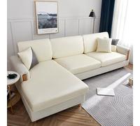 YURRO Funda de piel sintética para sofá de alta elasticidad, protección contra arañazos para gatos, impermeable, repuesto para mascotas y niños