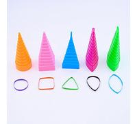 YURROAD Herramientas Quilling 5pcs Quilling Border Buddy para Papel Filigrana 5 Formas Borde Quilling Kit para Hacer Quilling 3D