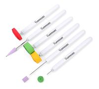 YURROAD Herramientas Quilling 6pcs Multifunción Pluma Quilling Tools para 1,5/3/5/7/ 10mm Quilling Papel Filigrana Herramientas Quilling Pen para Principiantes DIY Manualidades de Quilling Regalos