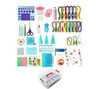 YURROAD papel Quilling Kit con tiras de 1740 y papel Quilling herramientas y caja de almacenaje