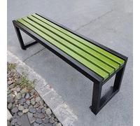 yurstcggh Bancos para Exterior,Banco de jardim sem encosto,sin Respaldo, Resistente a la Intemperie, De Madera,Apto para Jardín, Porche, Parque, Balcón, Exterior Verde 120×40×45cm