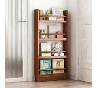 yurstcggh Estantería Infantil Libros,Estantería detrás de la Puerta,Organizador Delgada y Estrecha de 10 cm,Mueble de Almacenamiento para Sala de Estar y Estudio,Estanterías Estrecha de Madera