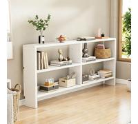 yurstcggh Mesa Consola Estrecha Pasillo,Mesa de Entrada,con Estante,para Colocar detrás de un sofá o Junto a la Cama en un Dormitorio,para Pasillo Recibidor Sala 120×15×86cm