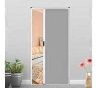 yurstcggh Puerta Plegable Corredera,Puerta Plegable Invisible De Nido De Abeja,60 65 70 75 80 85 90 CM Ancho,Separador Interior Puertas de acordeón,para Cocina y Dormitorio 70×203cm Gris