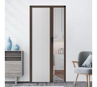 yurstcggh Puertas Plegables Interiores,60 65 70 75 80 85 90 CM Ancho,Puerta Plegable Blanca Sin Perforaciones,para Divisor De Ambientes,Cocina Y Baño Sin Taladros 65×200cm Blanco