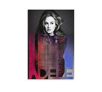 YURUOXIMAO Senza Cornice Adele Decorative Canvas Wall Art Soggiorno Poster Camera da letto 30 * 50cm