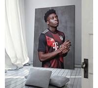 YURUOXIMAO Senza Cornice Alphonso Davies Monaco di Baviera Football Club Football Team Poster Soggiorno Camera da letto Pittura Opera d'arte 30 * 50cm