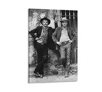 YURUOXIMAO Senza Cornice Butch Cassidy e The Sundance Kid Movie Paul Newman e Robert Redford Canvas Wall Art Soggiorno Poster Camera da letto Decor Painting 30 * 50cm