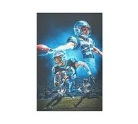 YURUOXIMAO Senza Cornice Christian McCaffrey giocatore di football sport immagine stampa moderna famiglia camera da letto decor poster 30 * 50cm