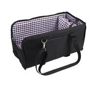 Yusat Asiento de coche para perros con consola central, asiento de seguridad antideslizante para mascotas con panel de soporte robusto y correas ajustables para perros Pi (#1)