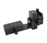 Yusat Etapa Lineal de Ejes XYZ, Etapa de Traslación Manual de 3 Ejes con Cuerpo de Aleación de Aluminio y Guía de Ranura de de Milano para Equipos ópticos, Dispositivos de Me