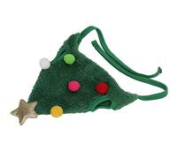 Yusat Gorro Navideño para Mascotas, Accesorios Navideños Coloridos, Tocado Ajustable para Mascotas, Tocado Bonito para Perros y Gatos (Verde)