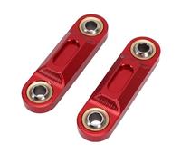 Yusat Juego de Eslabones de Extremo de Barra Estabilizadora para Spyder F3 RT ST RS 2013-2025, Junta de Varillaje Cilíndrico de Aleación de Aluminio con Diseño de Doble Rodamiento (Roja)