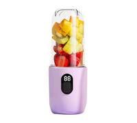 Yusat Licuadora Portátil Inalámbrica Recargable, Exprimidor Eléctrico de 40W y 500ml con 16 Cuchillas de Acero Inoxidable para Cocina, Viaje, Gimnasio y Hogar